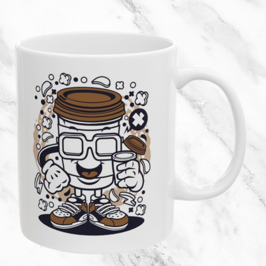 Hipster Coffee Cup 11oz Mug