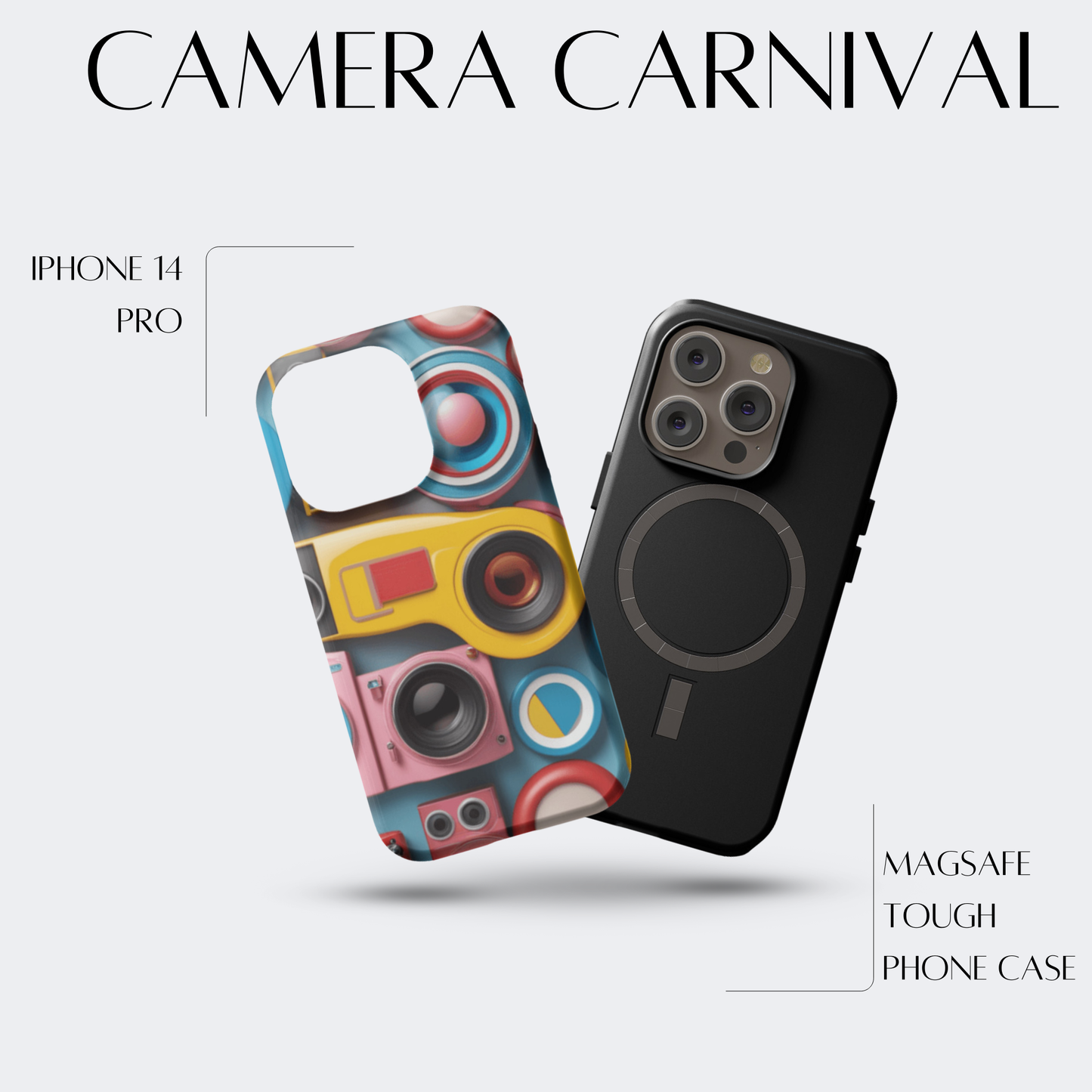 Camera Carnival - iPh 14 Pro MagSafe Tough Matte Finish
