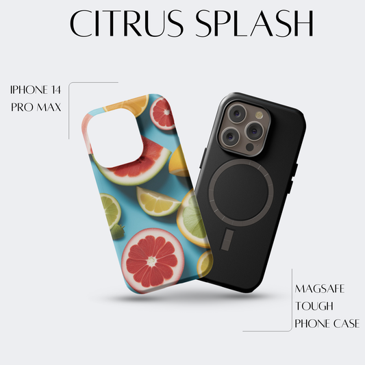 Citrus Splash - iPh 14 Pro Max MagSafe Tough Matte Finish