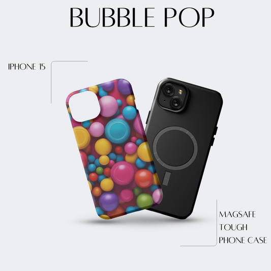 Bubble Pop - iPh 15 MagSafe Tough Matte Finish