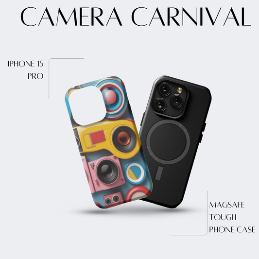 Camera Carnival - iPh 15 Pro MagSafe Tough Matte Finish