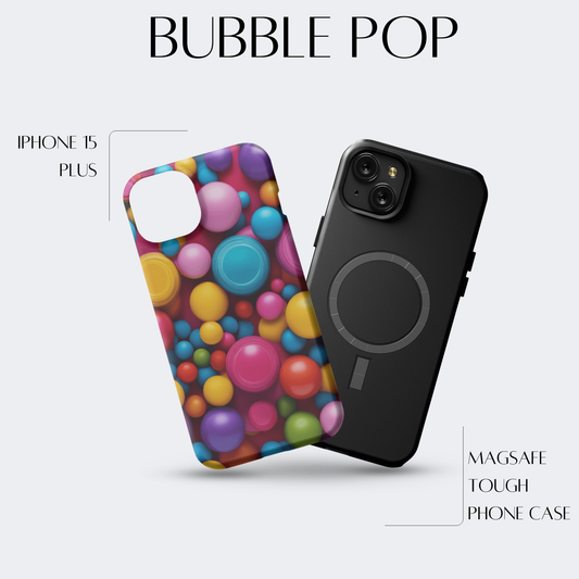 Bubble Pop - iPh 15 Plus MagSafe Tough Matte Finish