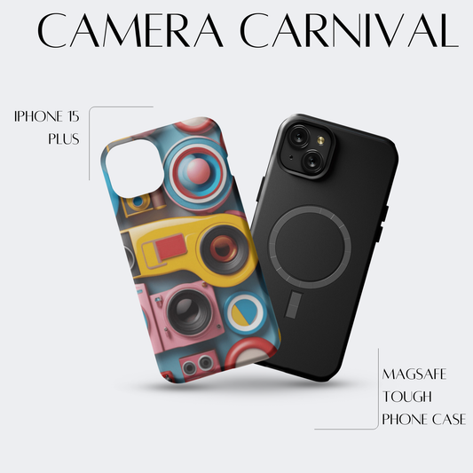 Camera Carnival - iPh 15 Plus MagSafe Tough Matte Finish