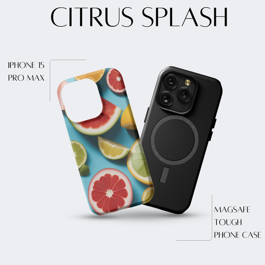 Citrus Splash - iPh 15 Pro Max MagSafe Tough Matte Finish