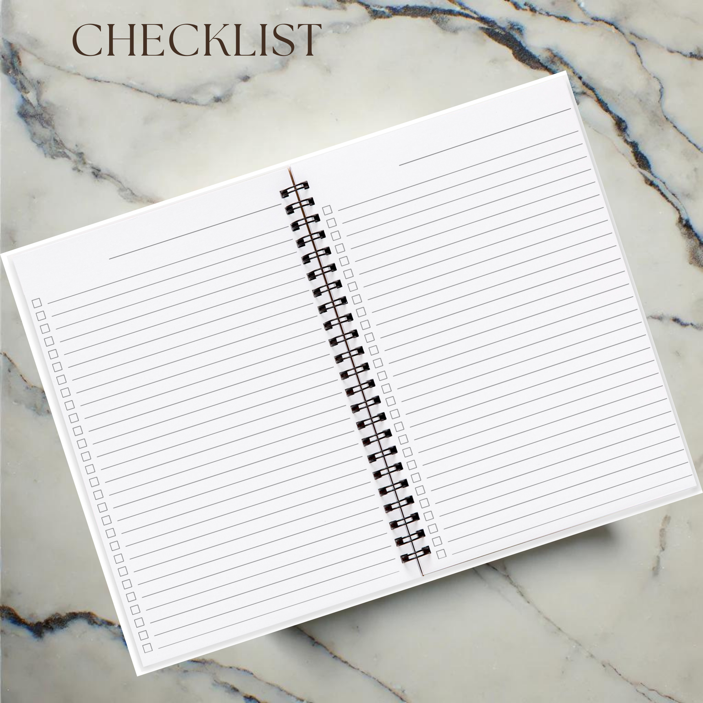 Amber Echo 8.5"x11" Hardcover Notebook