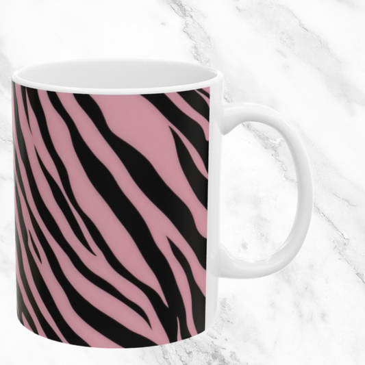 Pink Zebra Rush 11oz Mug