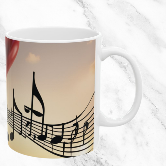 Melodic Hearts 11oz Mug