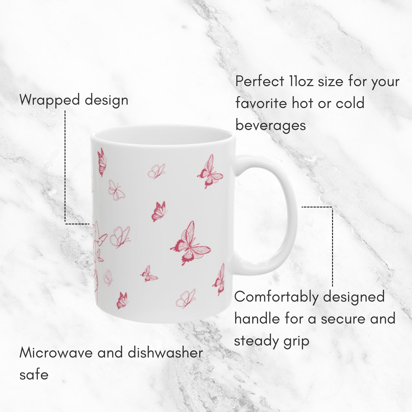 Fluttering Dreams 11oz Mug