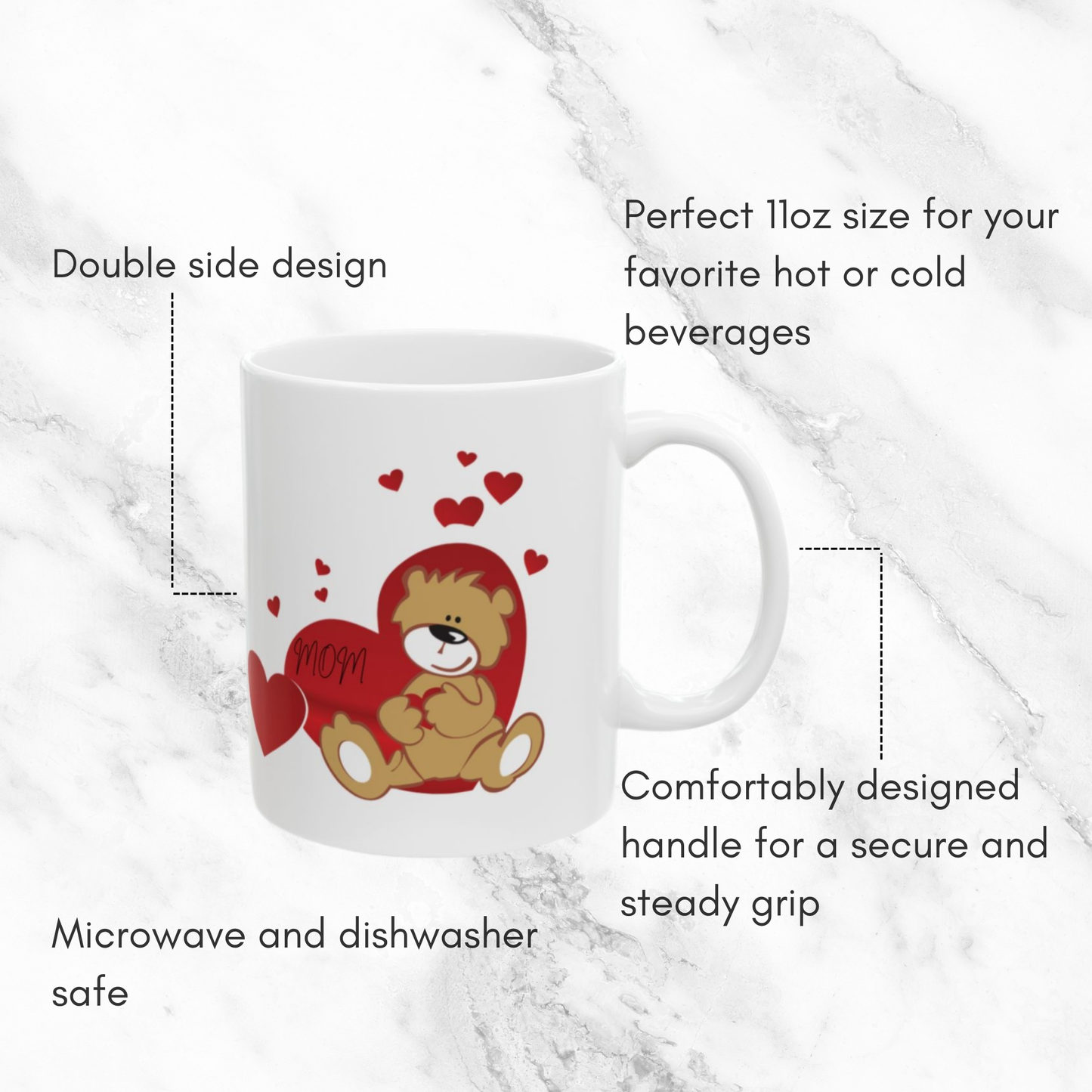 Teddy Bear Love 11oz Mug