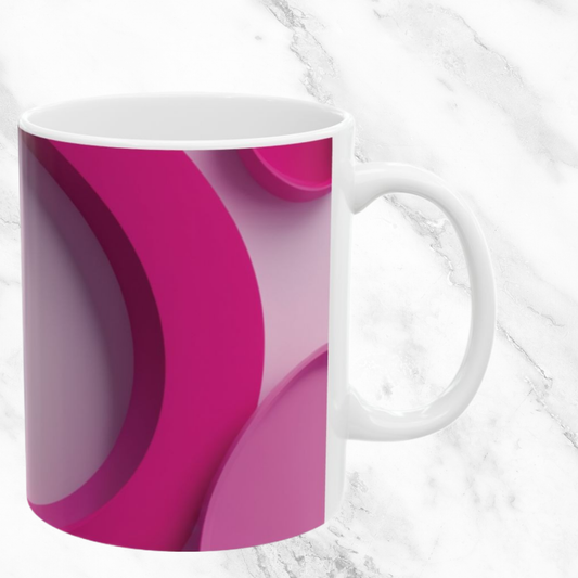 Fuchsia Fusion 11oz Mug