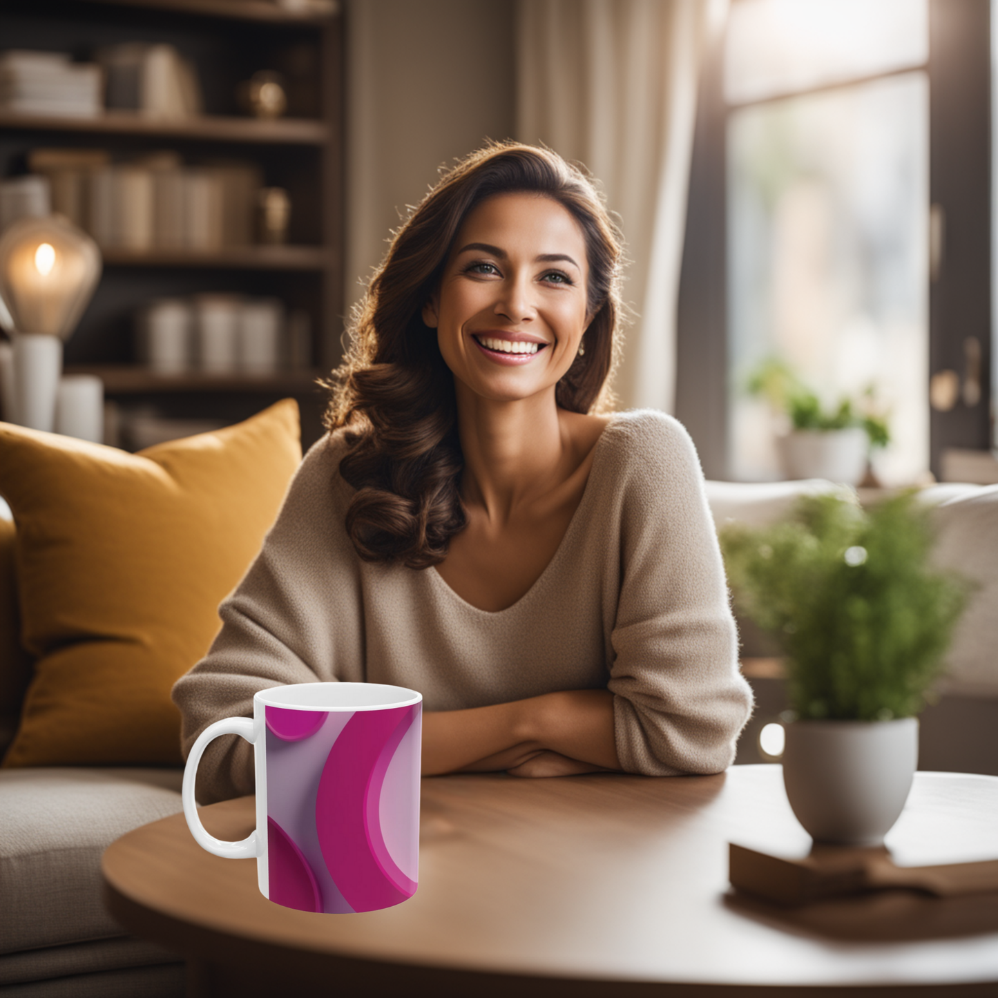 Fuchsia Fusion 11oz Mug