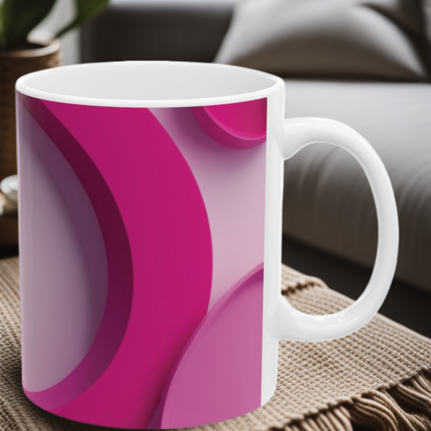 Fuchsia Fusion 11oz Mug