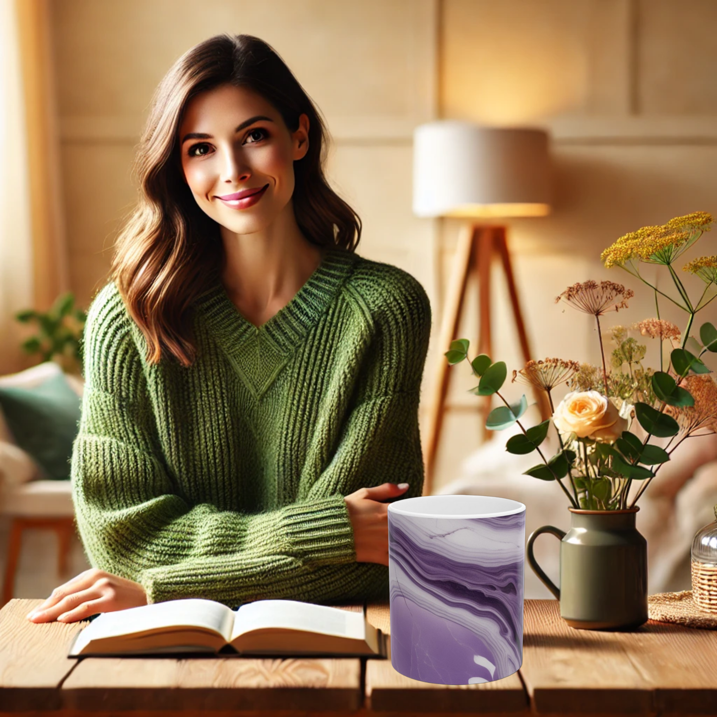 Lavender Swirl 11oz Mug