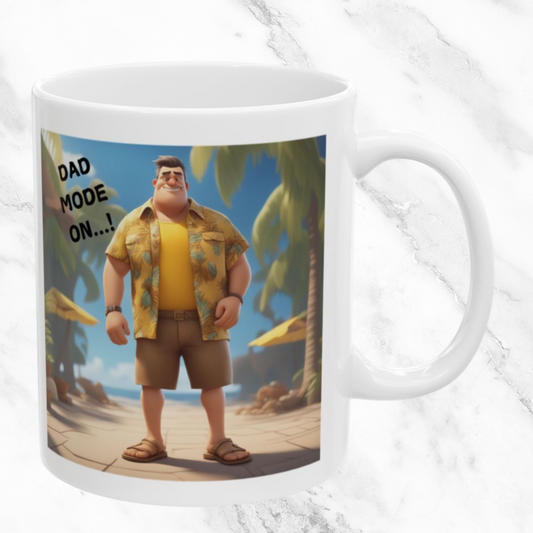 Dad Mode On 11oz Mug