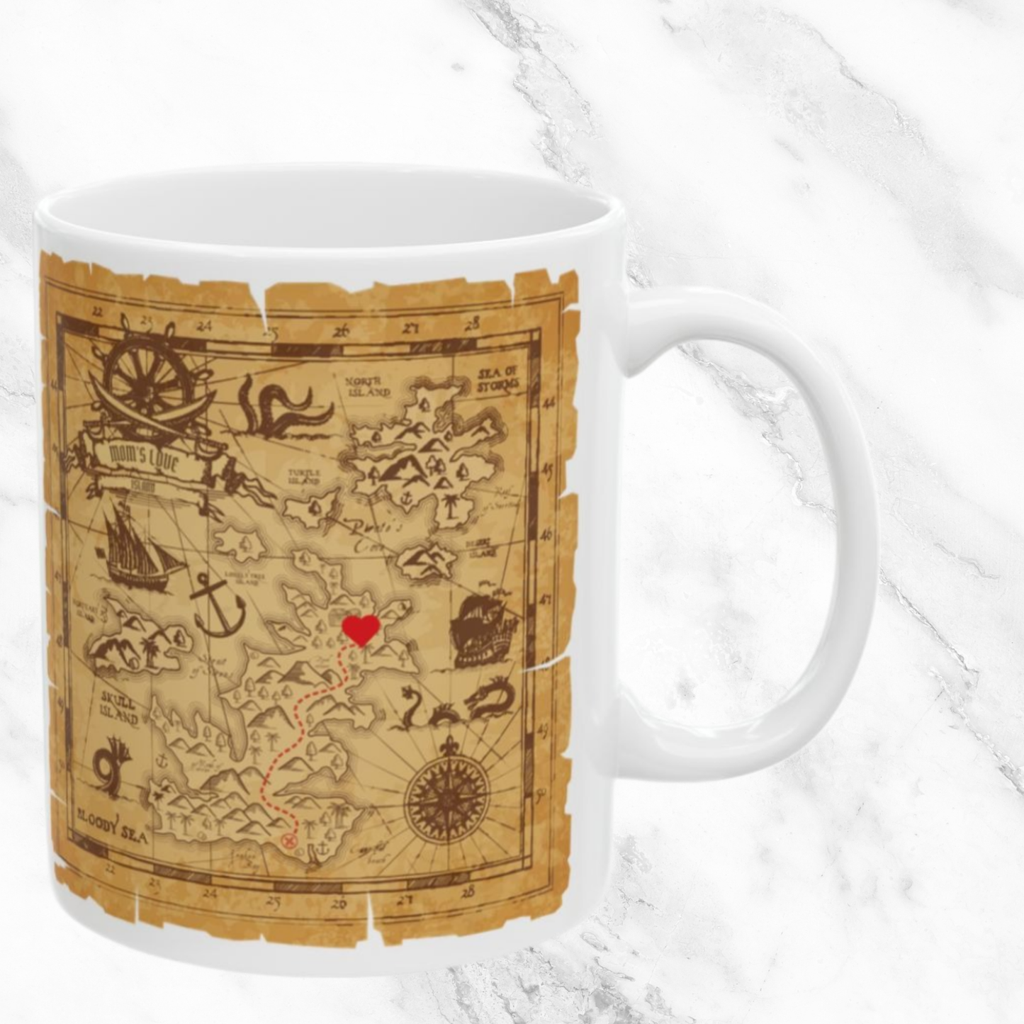 Mom's Adventure Map 11oz Mug