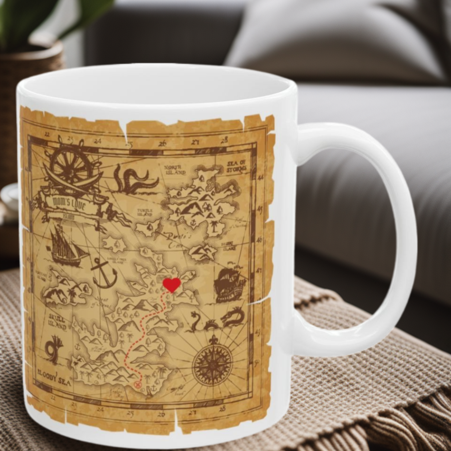 Mom's Adventure Map 11oz Mug