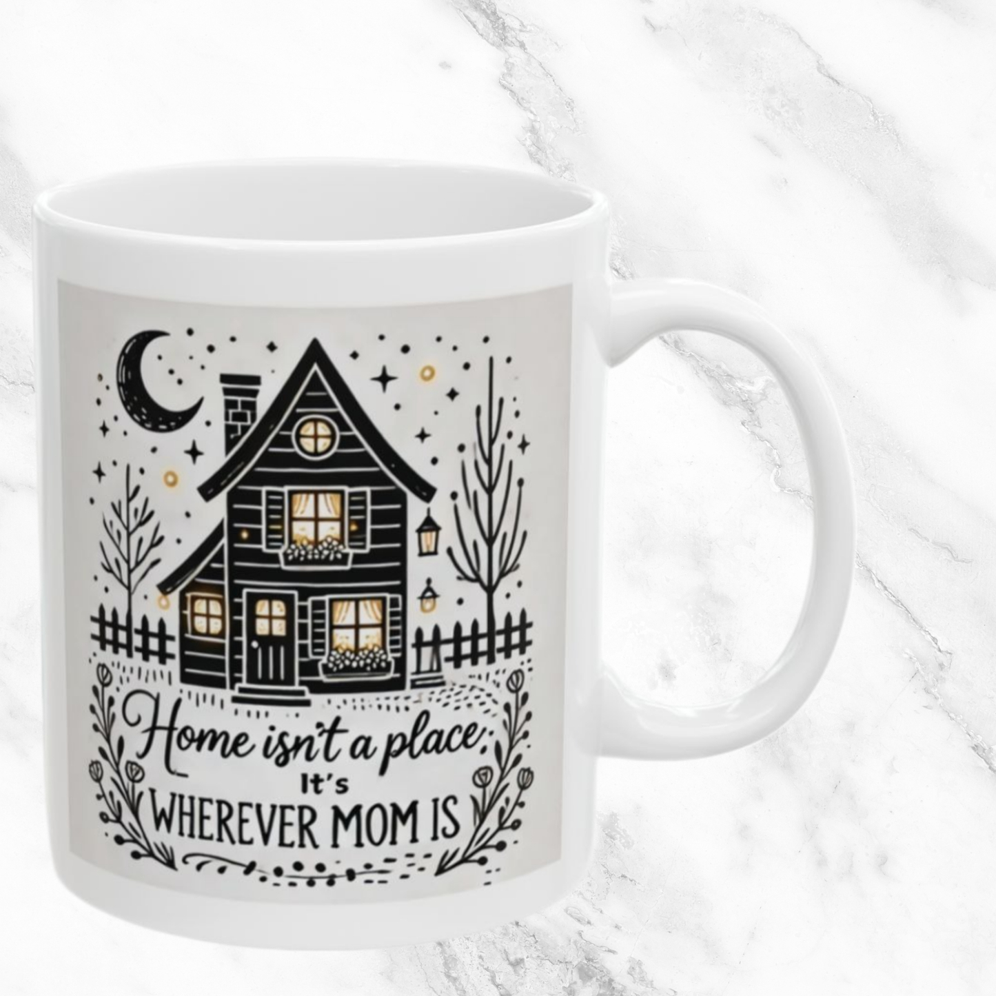 Home is Mom 11oz Mug
