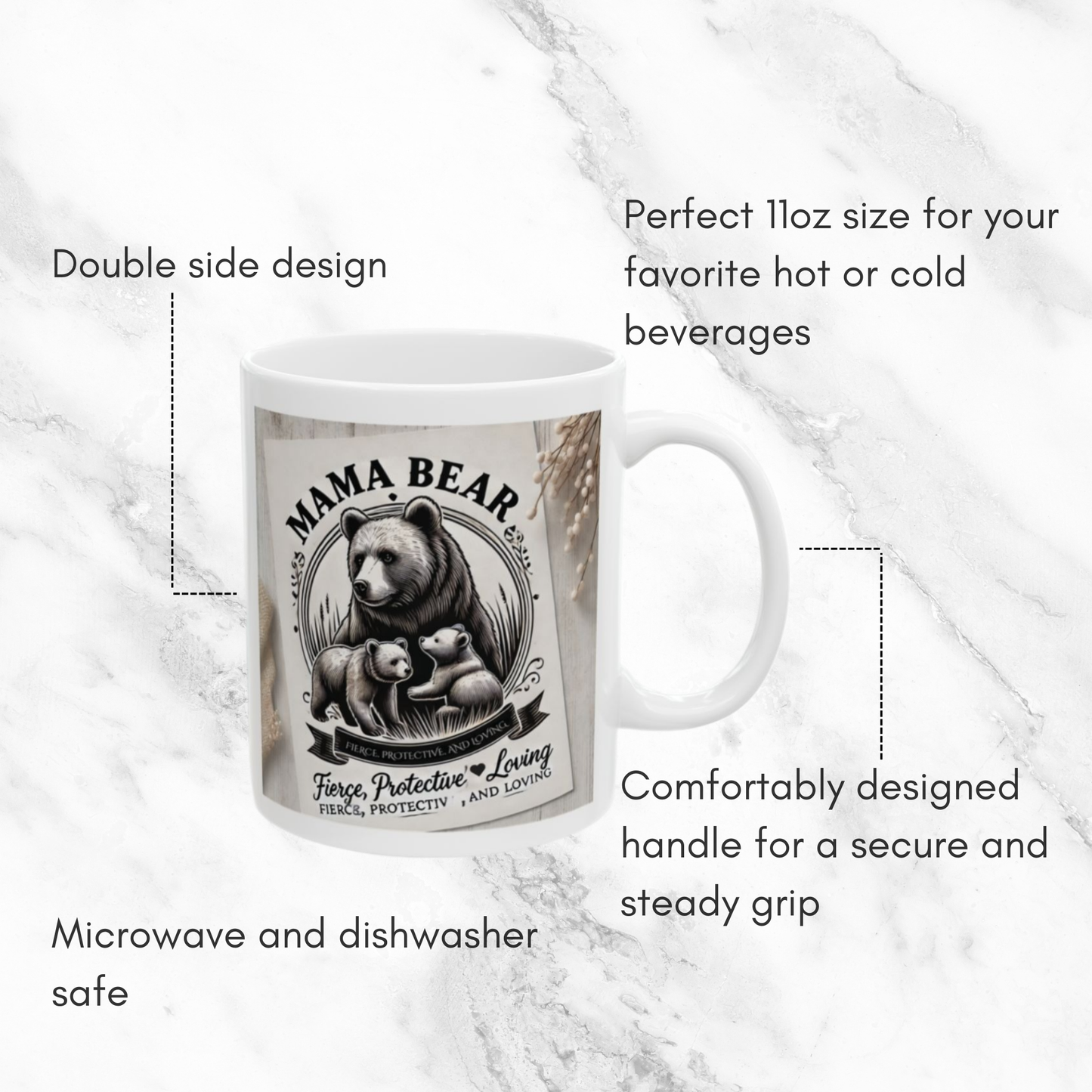 Mama Bear Pride 11oz Mug
