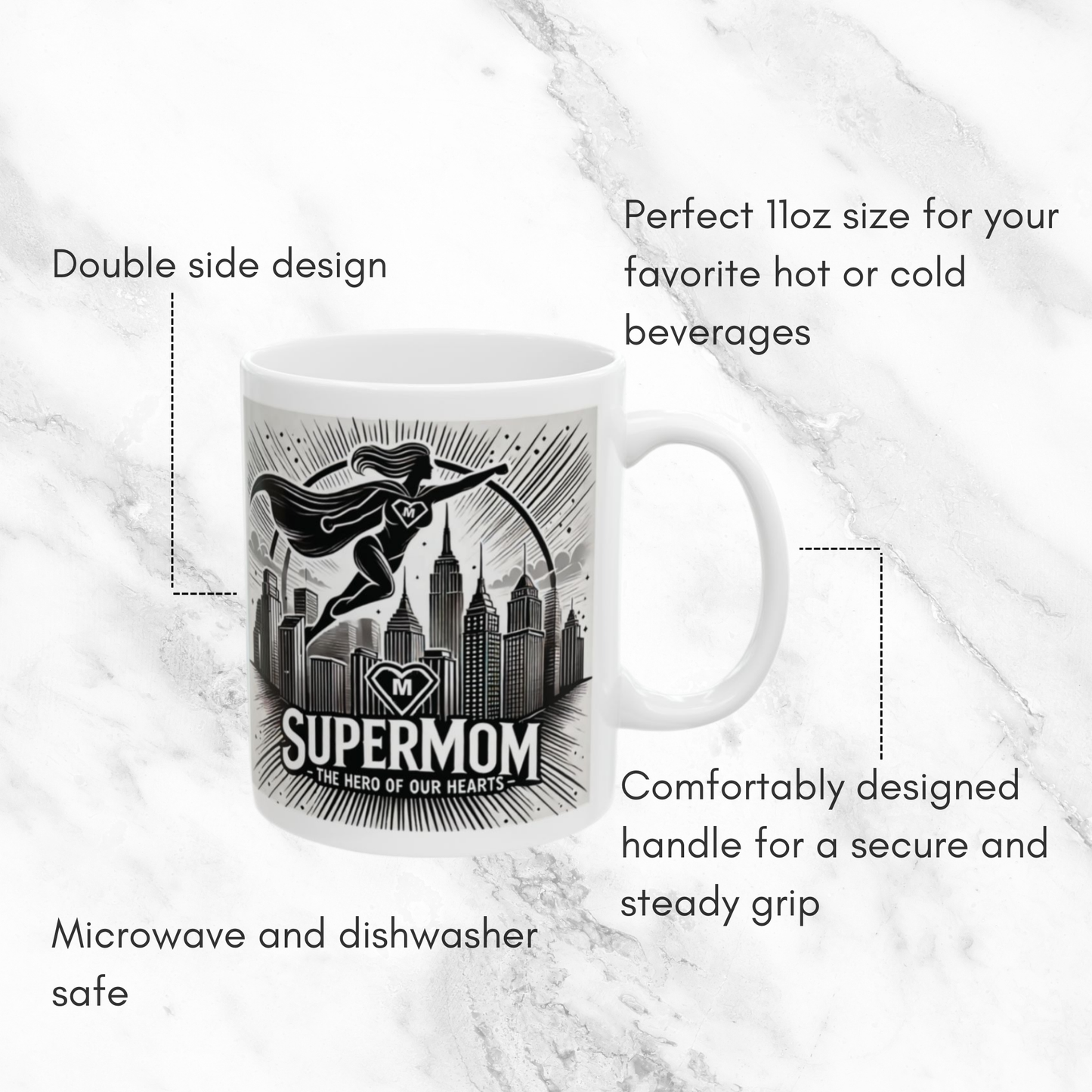 Supermom Skyline 11oz Mug