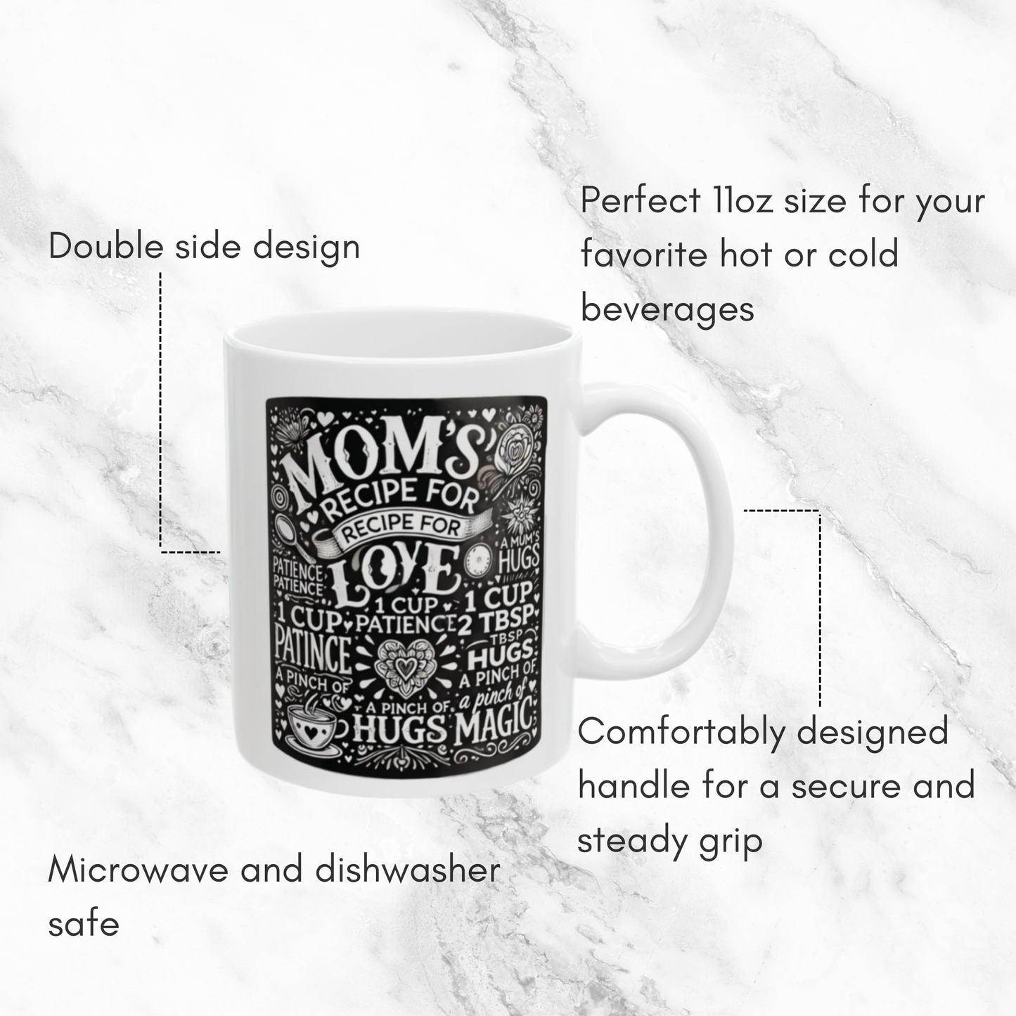 Mom’s Recipe for Love 11oz Mug