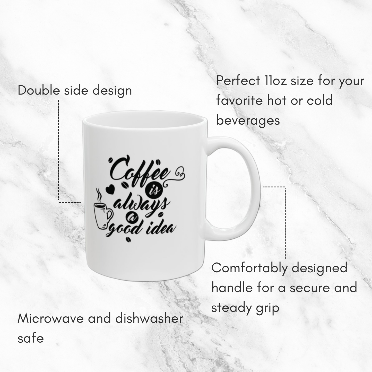Coffee Always A Good Idea 11oz Mug