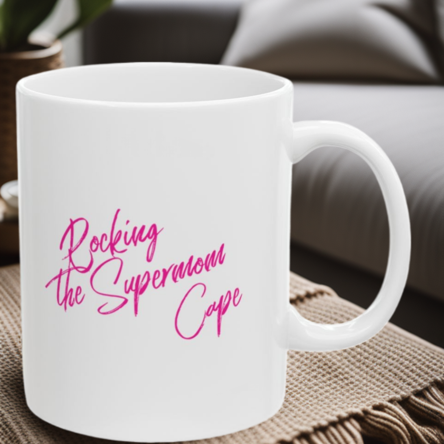 Rocking the Supermom Cap 11oz Mug
