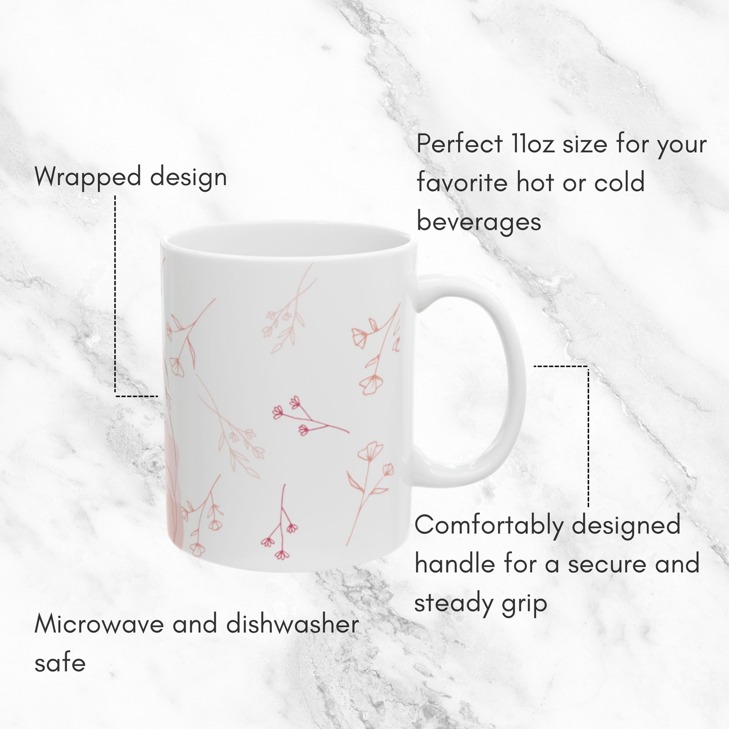 Floral Whispers 11oz Mug