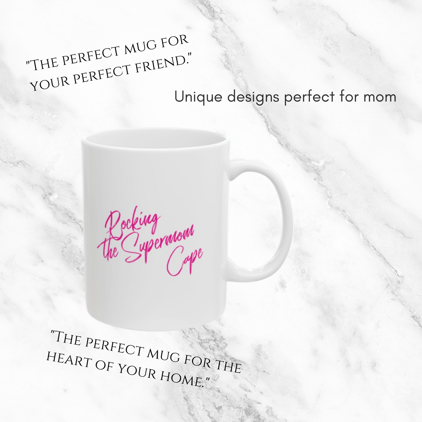 Rocking the Supermom Cap 11oz Mug