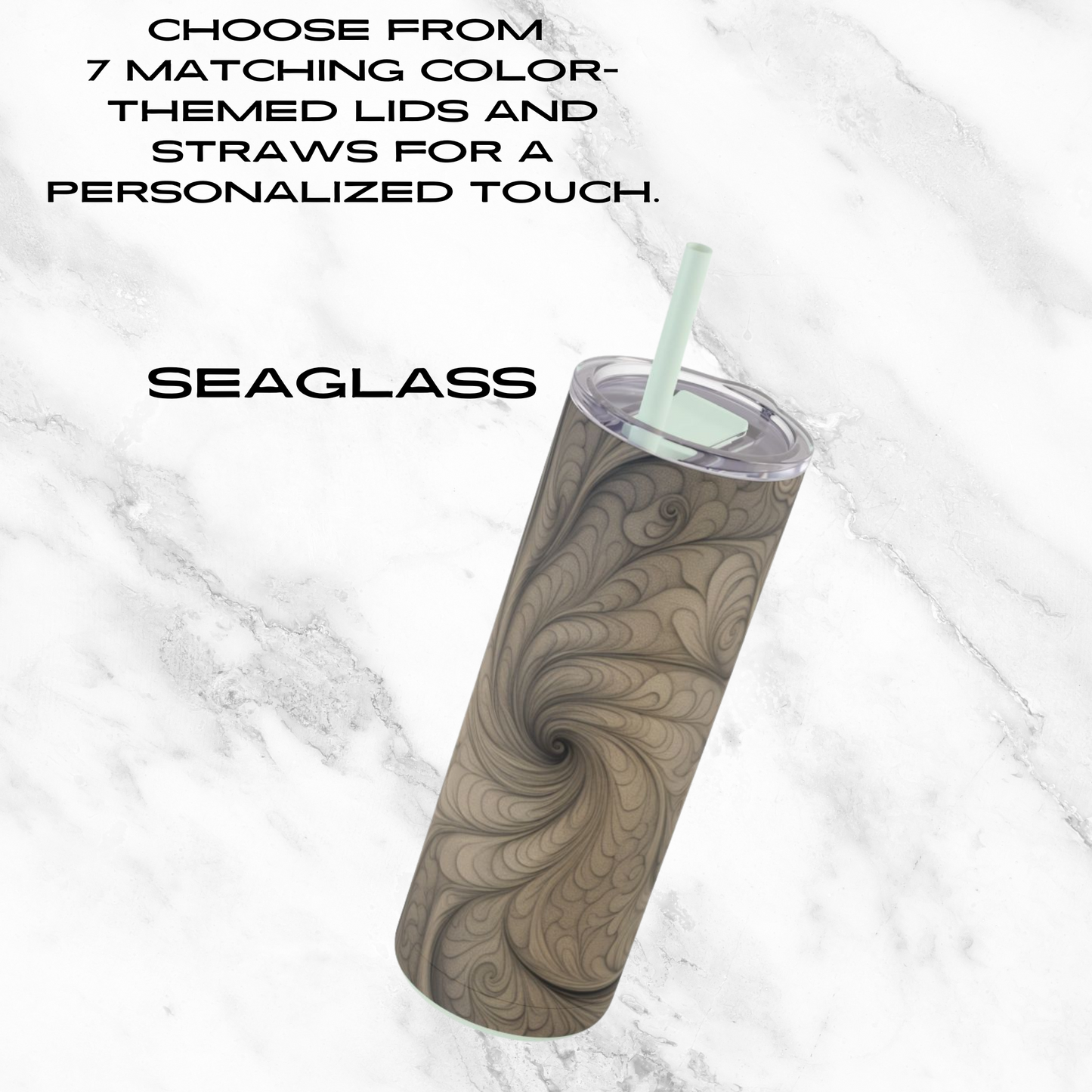 Mystic Whirl 20oz Skinny Tumbler - With Straw