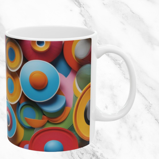 Retro Rings 11oz Mug
