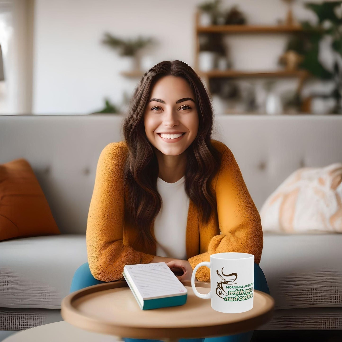 Mornings You and Coffee 11oz Mug