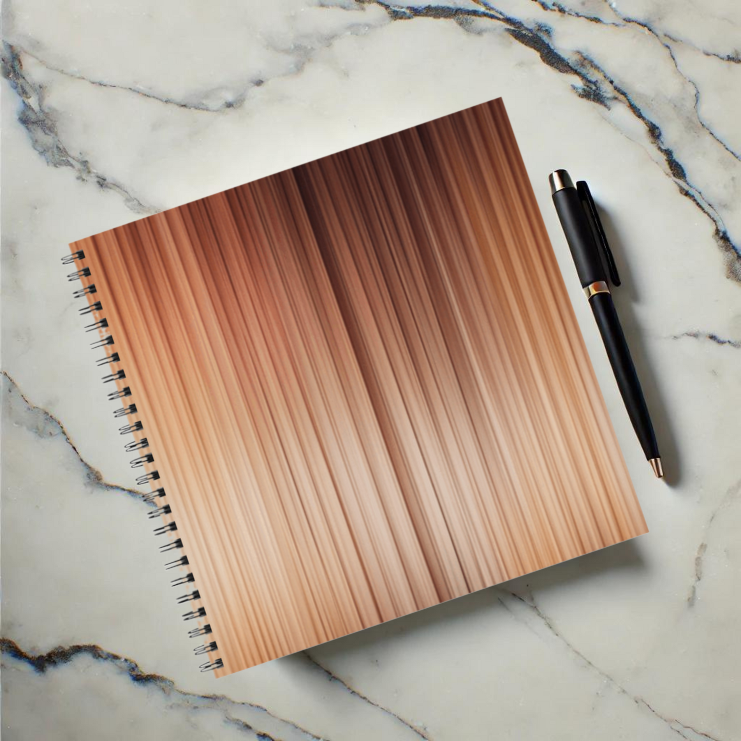 Amber Stream 8.5"x8.5" Hardcover Notebook