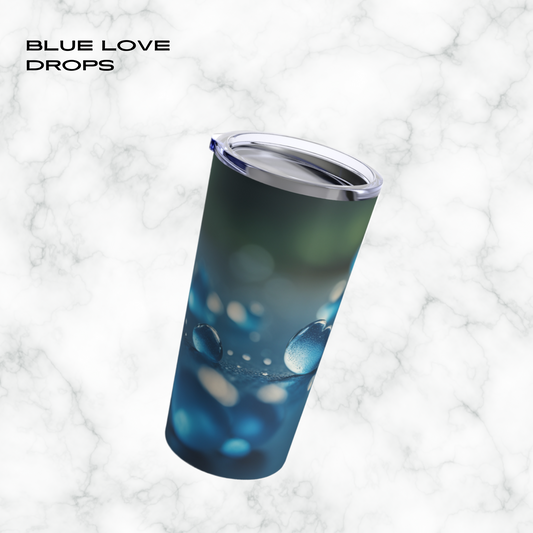 Blue Love Drops 20oz Tumbler