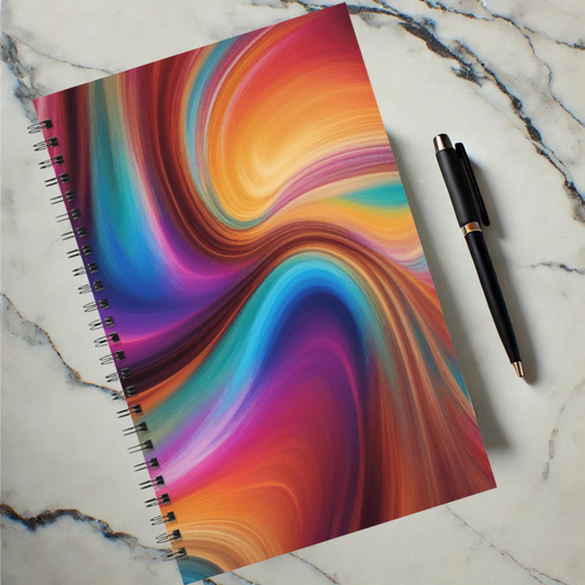 Color Surge 5.5”x8.5" Hardcover Notebook