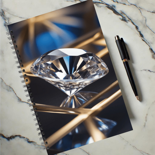 Crystal Elegance 5.5”x8.5" Hardcover Notebook