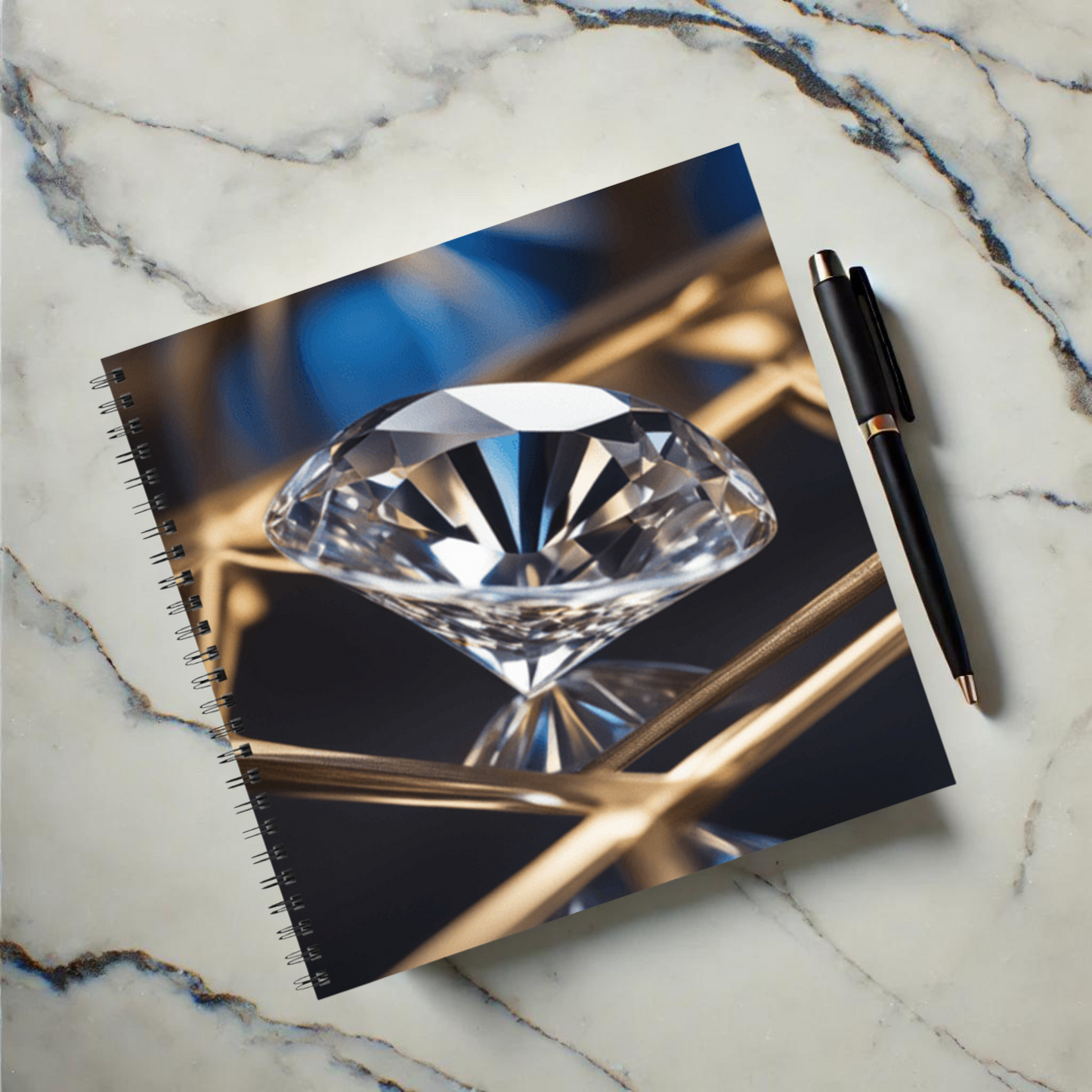 Crystal Elegance 8.5"x8.5" Hardcover Notebook