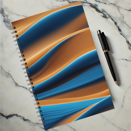Desert Waves 5.5"x8.5" Hardcover Notebook