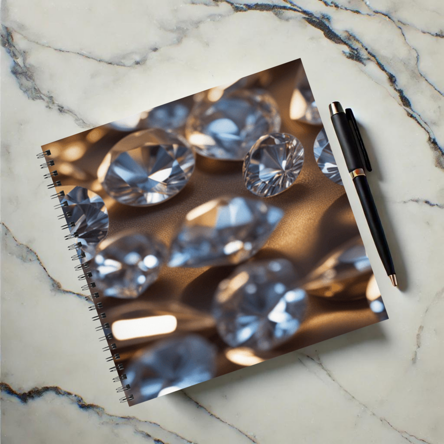 Diamond Dream 8.5" x 8.5" Hardcover Notebook