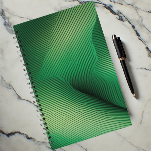 Emerald Gaze 5.5"x8.5" Hardcover Notebook