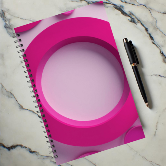 Fuchsia Fusion 5.5"x8.5" Hardcover Notebook