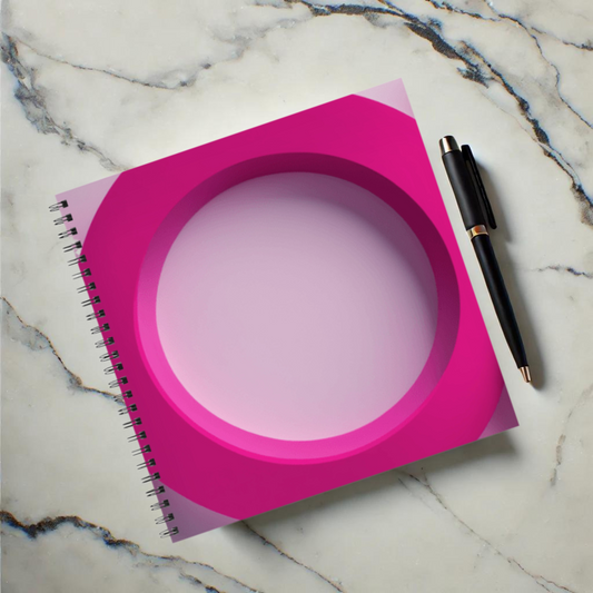 Fuchsia Fusion 8.5"x8.5" Hardcover Notebook