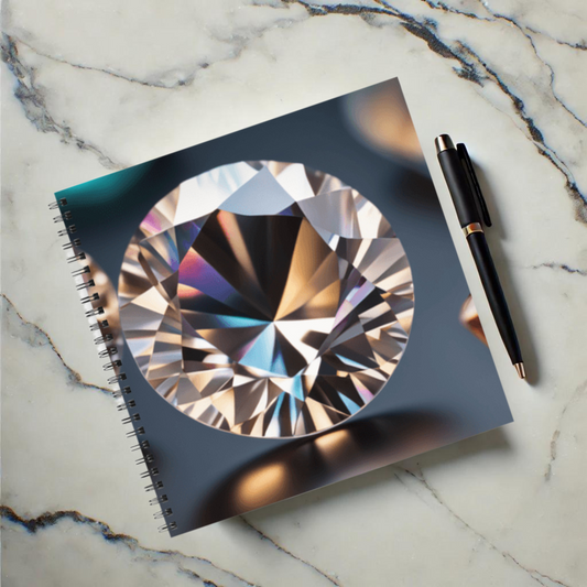 Gem Symphony 8.5" x 8.5" Hardcover Notebook