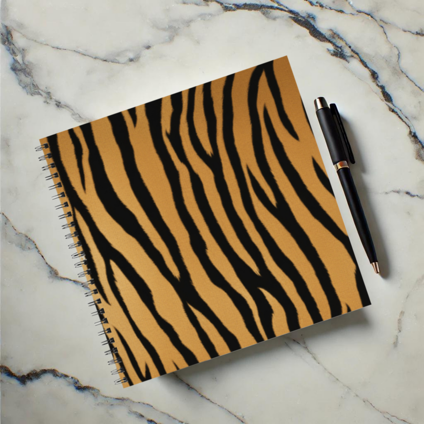 Golden Safari 8.5”x8.5” Hardcover Notebook