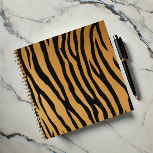 Golden Safari 8.5”x8.5” Hardcover Notebook