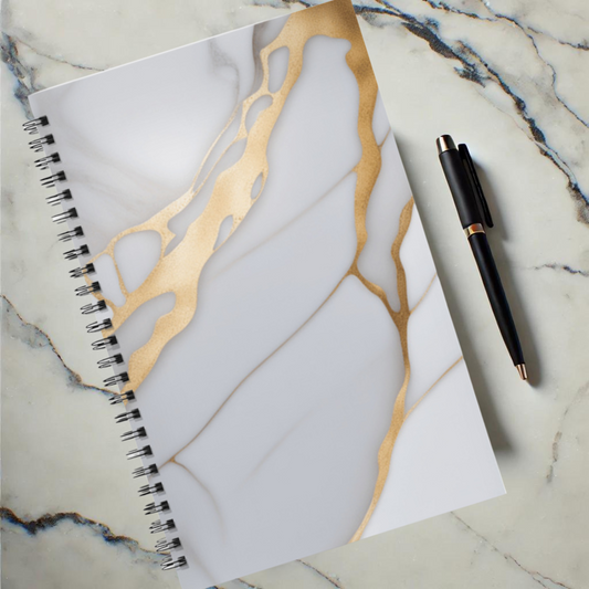 Golden Streams 5.5”x8.5" Hardcover Notebook