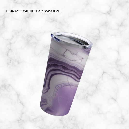 Lavender Swirl 20oz Tumbler