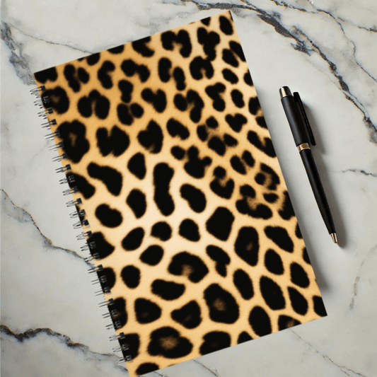 Leopard Luxe 5.5”x8.5" Hardcover Notebook