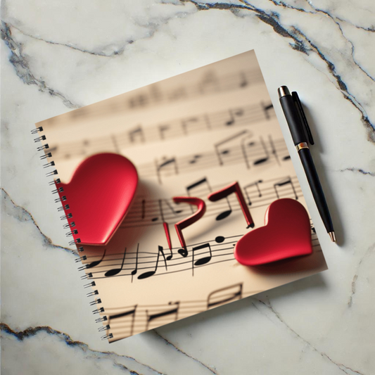 Love Notes 8.5"x8.5" Hardcover Notebook