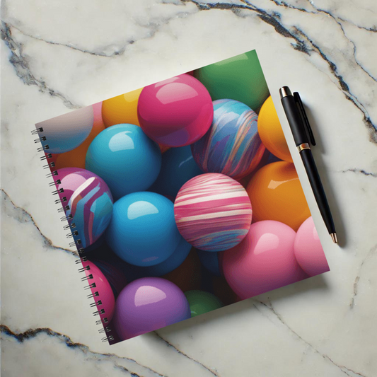 Marble Bliss 8.5"x8.5" Hardcover Notebook