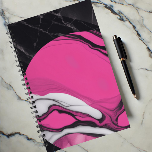 Marble Pop 5.5”x8.5" Hardcover Notebook
